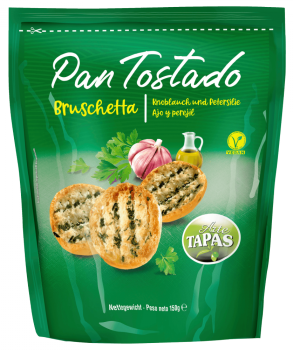 ARTE TAPAS - Pan Tostado Bruschetta mit Knoblauch & Petersilie (vegan) 150g